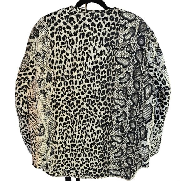 All Saints NWT Foxi Noche Liner Quilted Jacket in Gray Women's Size 8 - Picture 6 of 12